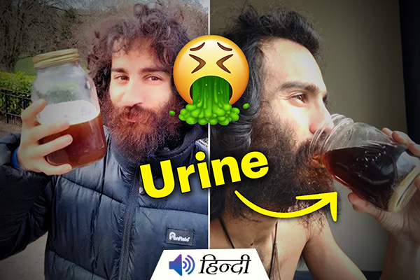 Man Drinks His Own Urine to Look Younger