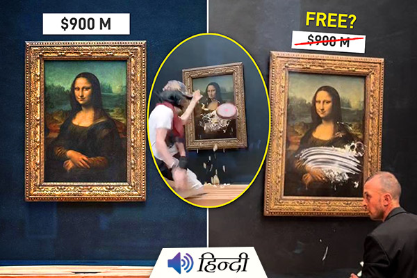 Man Arrested For Throwing Cake on Mona Lisa Painting