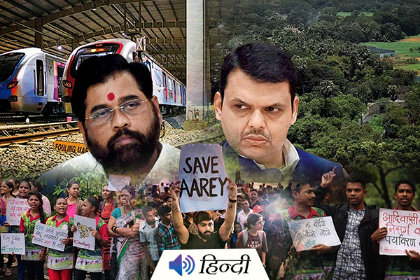 Protest against Metro Car Shed in Aarey Forest