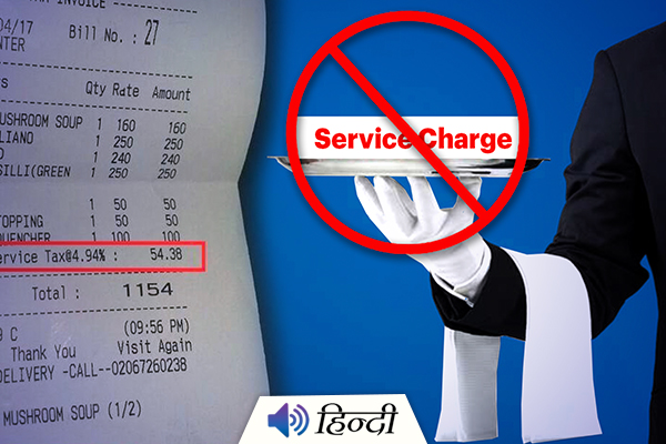 Restaurants Banned From Adding Service Charge to Bill