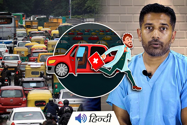Doctor Runs for 45 Mins in Traffic to Perform Patients Surgery