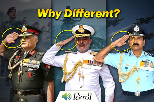 Different Salutes Used by the Indian Armed Forces