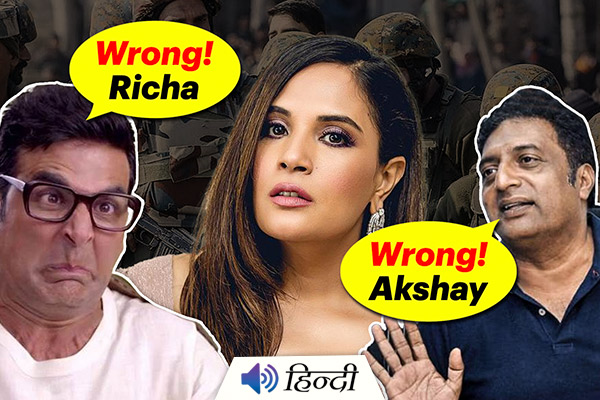 Celebrities React to Richa Chadha’s Anti National Tweet
