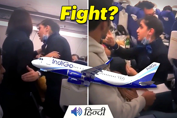 Viral Fight Between Indigo Flight Attendant & Passenger