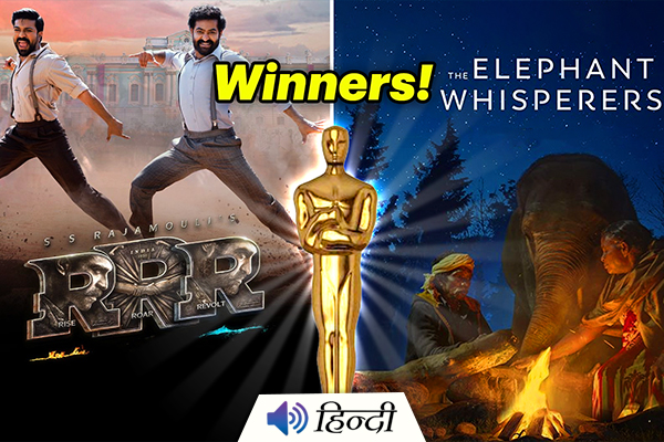 RRR Song Naatu Naatu and The Elephant Whisperers Win Oscars