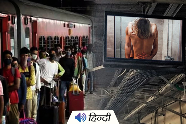 Porn Film Plays On TV Screens At Patna Railway Station