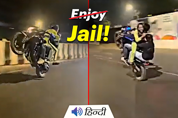 Mumbai Biker Arrested For His Viral Motorcycle Stunt