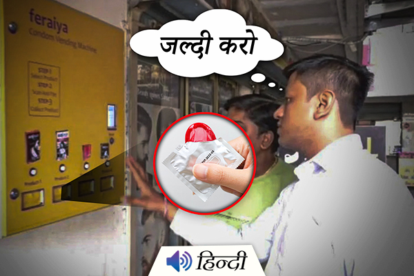First Condom Vending Machine in India