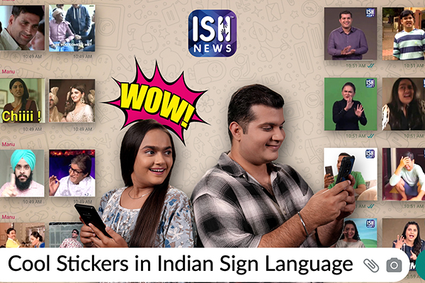 Cool Stickers in Indian Sign Language