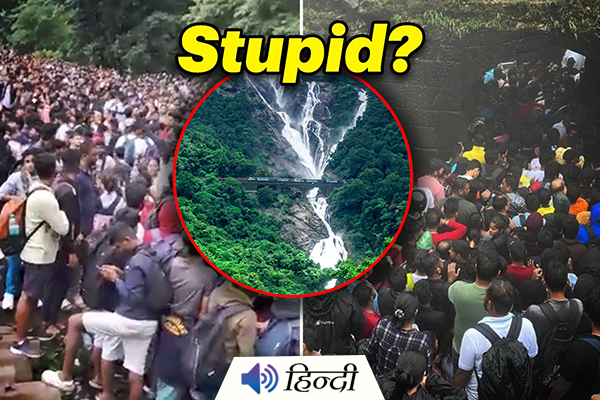 Tourists Made To Do Sit-Ups At Dudhsagar Waterfall In Goa