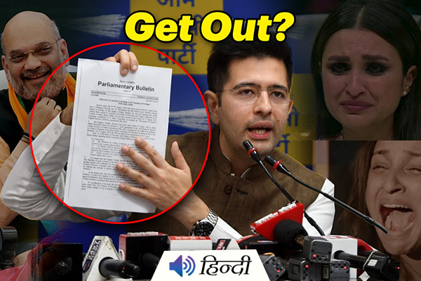 AAP’s Raghav Chadha Suspended For Fake Signatures
