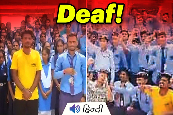 Deaf Students Protesting in Jodhpur Against Hostel Warden