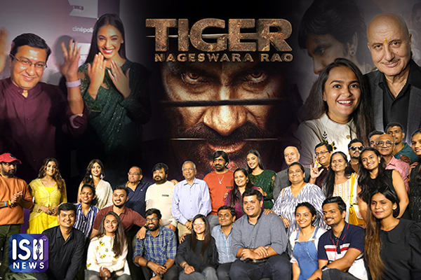 ISH News At the Trailer Launch of Tiger Nageswara Rao