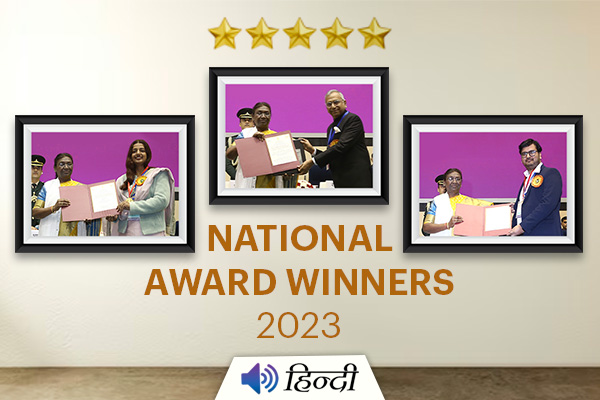 ISH & 2 Deaf Win National Award 2023 From President Murmu