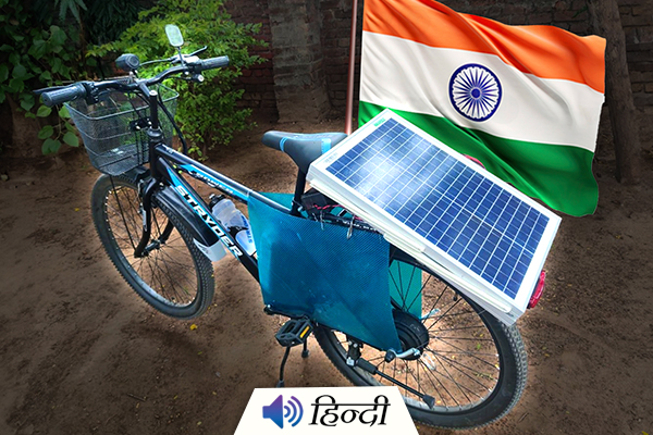 India Develops World’s First Solar Bicycle