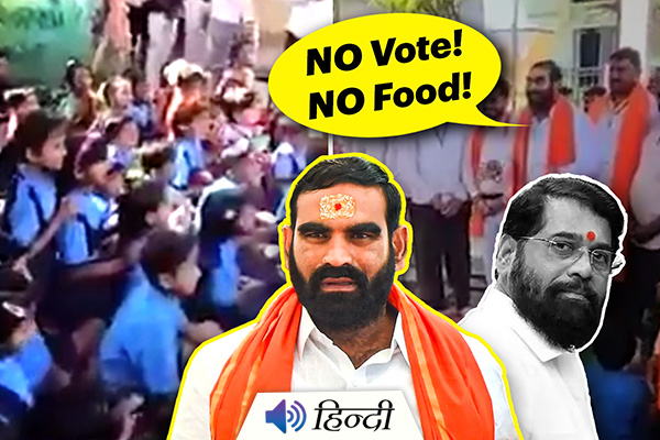 Shiv Sena MLA Asks Students Not to Eat if Parents Don't Vote Him