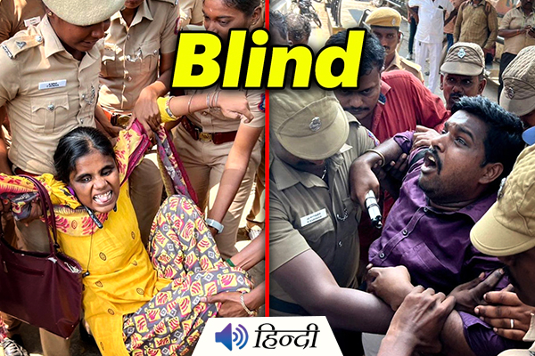 Chennai: Blind People Arrested for Protesting