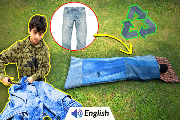 Nirvaan Somany; 17-Year-Old Who Recycles Jeans to Sleeping Bag