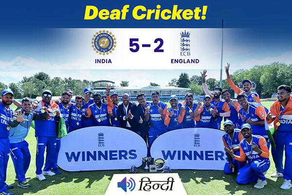 India Deaf Cricket Team Win T20 Series Against England