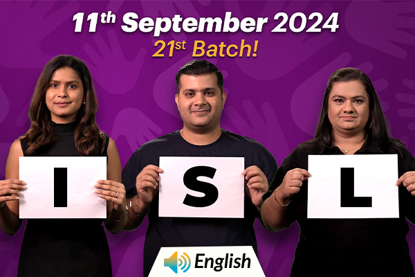 Join Our 21st Batch of Basic Indian Sign Language Course!