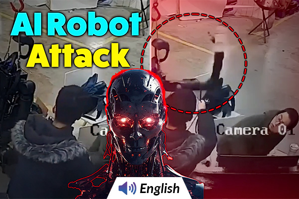 AI Robot Loses Control — Workers Run for Safety