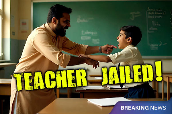 Teacher Gets 6 Months Jail And Rs. 1 Lakh Fine For Slapping Student