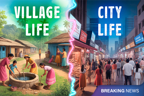 Why Living in Villages Cost Less Than Cities?