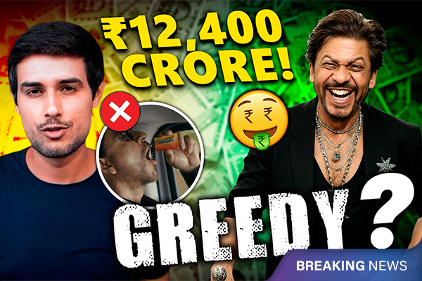 “Aren’t Billions Enough?” - Dhruv Rathee Calls Out Shah Rukh Khan for Endorsing Paan Masala