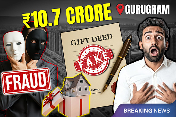 Gurugram NRI Duped in Rs.10.7 Crore Land Fraud Through Fake Gift Deed