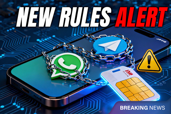 New SIM Rule May Log You Out of WhatsApp and Telegram