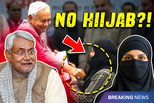 Bihar CM Nitish Kumar Forcibly Removes Muslim Woman's Niqab