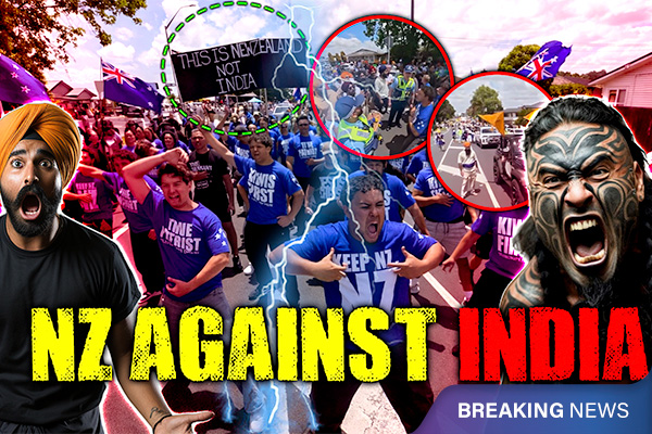 This is New Zealand, Not India - Protesters Block Sikh Parade with Haka