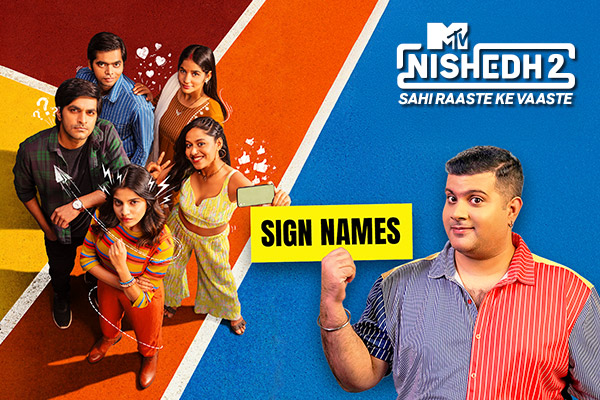 Sign Names of MTV Nishedh S2 | 09 JANUARY | 8 PM | Indian Sign Language