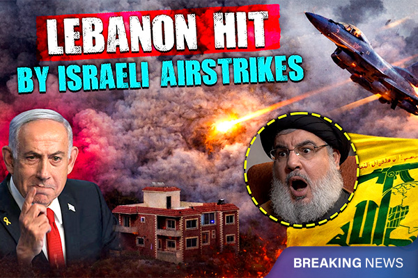 Israeli Airstrikes Attack Lebanon: 2 Killed, 19 Injured