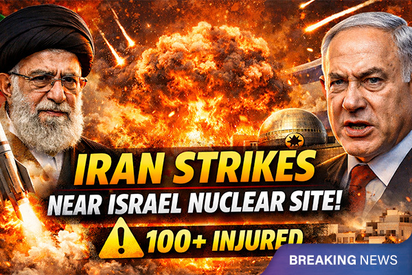 Iran Nearly Attacks Israel’s Nuclear Centre, More Than 100 Injured