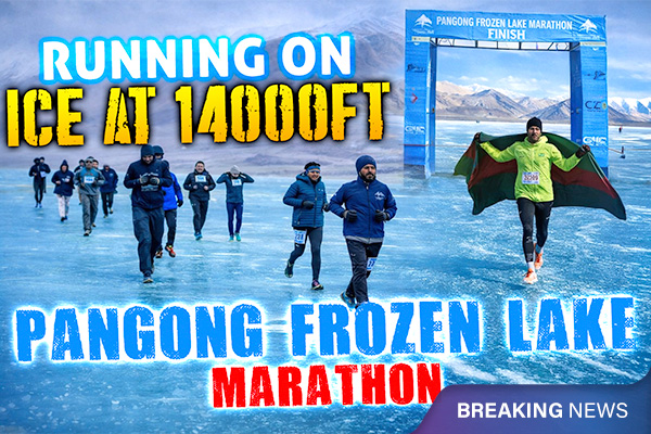 Running on Ice at 14,000 Feet: The Story Behind Pangong Frozen Lake Marathon