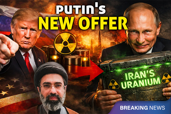 Vladimir Putin Offers to Take Iran’s Uranium to Russia