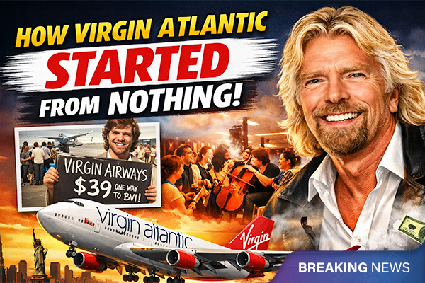 From Renting a Private Plane to Owning an Airline: The Story of Virgin Atlantic