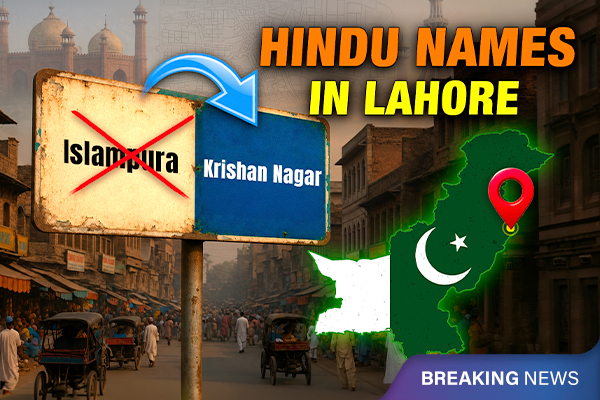 Pakistan Renames Places in Lahore with Hindu Names