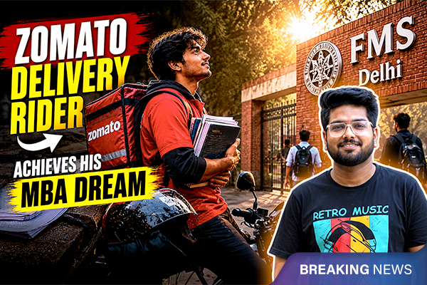 Zomato Delivery Rider Achieves His MBA Dream