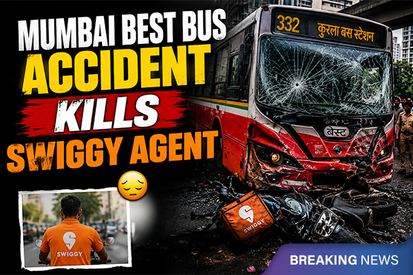 Mumbai BEST Bus Accident Kills 28-year-old Swiggy Agent