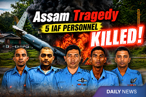 Assam Tragedy: 5 IAF Personnel Killed in AN-32 Crash