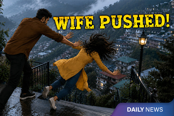 Husband Pushes Wife Off the Stairs on Honeymoon: Threatens to Kill Her