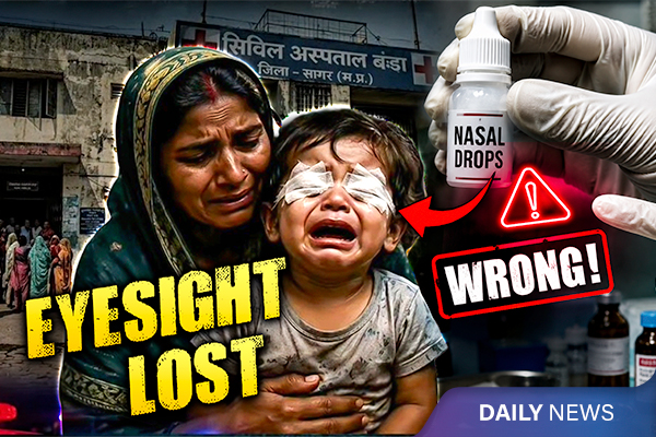 MP Horror: Toddler Hospitalised for Cold, Loses Eyesight Forever, Here’s How!
