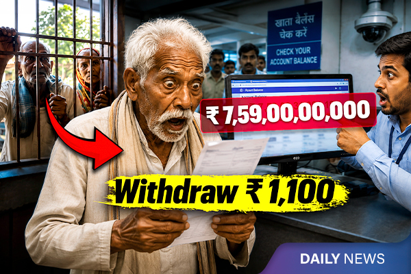 Bihar Man Goes to Withdraw Rs 1100, Finds Rs 759 Crores